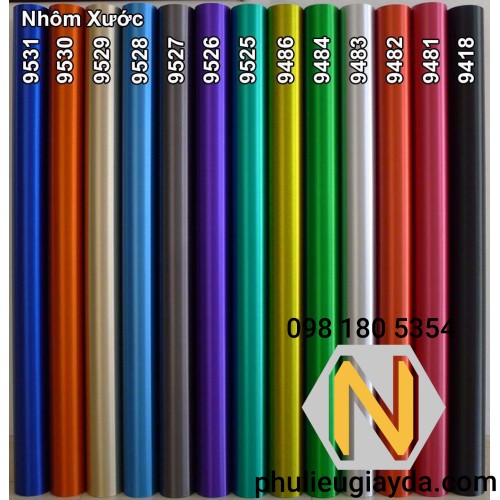 Decal nhôm xước, candy bóng , mờ , crom Decal nhôm xước, candy bóng , mờ , crom